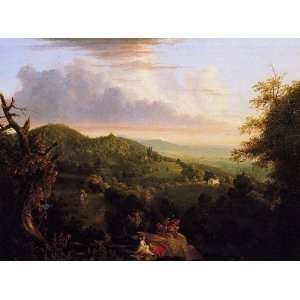 Thomas Cole   24 x 18 inches   View of Monte Video, Seat of Daniel W 