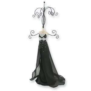  Black Evening Gown Mannequin Jewelry Organizer Jewelry