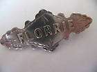Vintage solid silver name Brooch AMY Chester 1904  