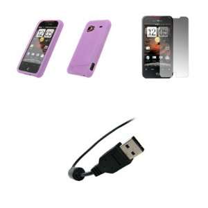  HTC DROID INCREDIBLE   Premium Light Purple Soft Silicone Gel 