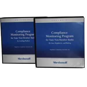 Compliance Monitoring Program for State Non Member Banks (2 Volumes w 