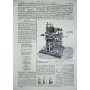 1855 NapierS Patent Bullet Compressing Machine Print  