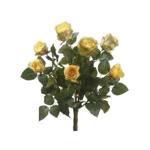  Faux 19 Ecuador Rose Bush x7 Yellow (Pack of 6) Patio 