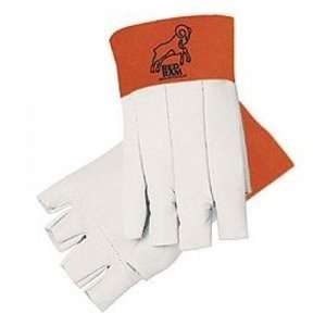  Memphis Gloves   Red Ram Fingerless Welding Gloves   Size 