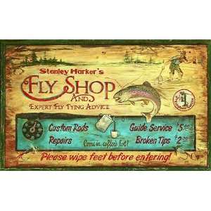  Vintage Signs   Harkers Fly Shop