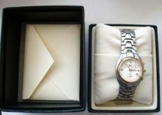NOS Cross Chronograph Wristwatch SS W/Box Papers Great Gift ~ LQQK 