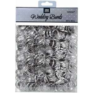  Silver Wedding Bands Mega Pack (288 per package) Toys 