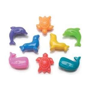  Darice Character Beads 25mm 1/4 Pound Sea Life Turtle/Dolphin 