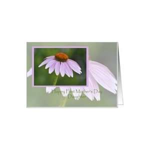  Coneflower, Happy First Mothers Day Daughter Card Health 