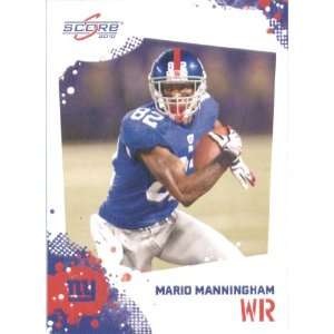  Mario Manningham   New York Giants   2010 Score Football 