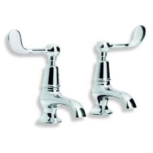  Lefroy Brooks CL8022AG Connaught Lever Basin Pillar Taps 