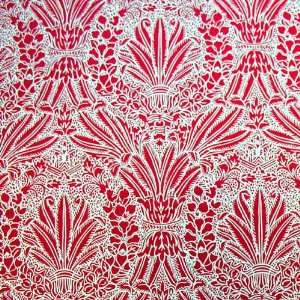  54 Wide Shilo Red Fabric By The Yard Arts, Crafts 