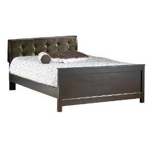  Contemporary Queen Size Bed with Button Tufted Headboard 