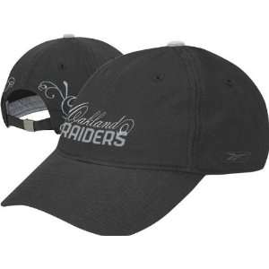  Oakland Raiders Womens Script Slouch Adjustable Hat 