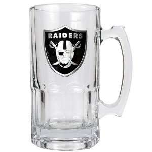  Oakland Raiders NFL 1 Liter Macho Mug   Primary Logo 