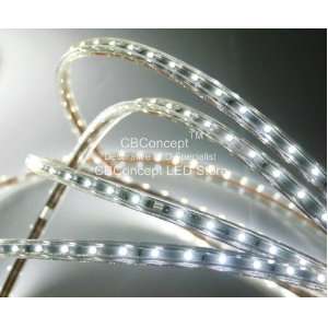 6.6 Feet Cool White 120 Volt LED SMD3528 Strip Rope Light 