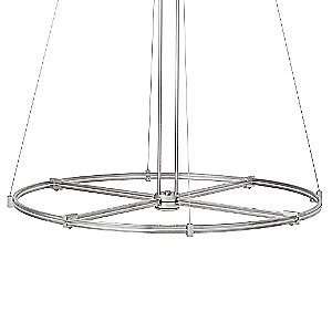LBL Lighting HS130 X Fusion Monorail Single Tier Chandelier  