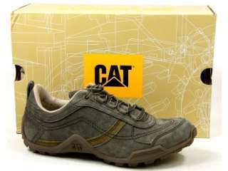 MENS CATERPILLAR CAT SETZER BROWN LEATHER CASUAL SHOES TRAINERS SIZES 