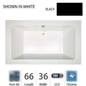 Jacuzzi SIA6636ACR5CXB Black Sia 6636 Chroma LCD Right Hand Pure Air 