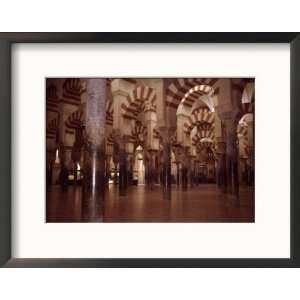 Arches of the Mosque in the Mezquita in Cordoba, Spain, Cordoba, Spain 
