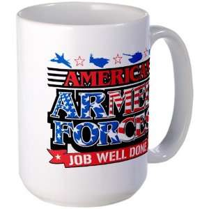   Drink Cup American Armed Forces Army Navy Air Force Military Job Well