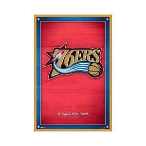  Philadelphia 76ers Logo Framed Poster