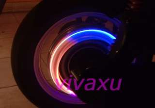 Car Motorcycle Tyre TIRE Valve STEM 7 Color LED LIGHT  
