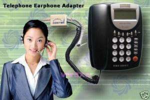 5mm Telephone headset Adapter Converter F Conference  