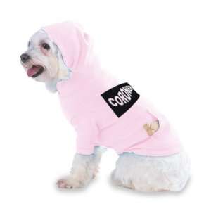  CORONER Hooded (Hoody) T Shirt with pocket for your Dog or 