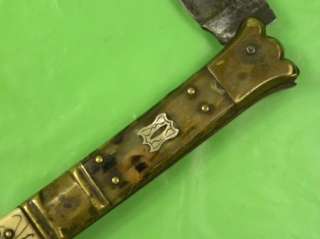 19 Century French or Spanish BEAUVIAR Huge NAVAJA Knife  