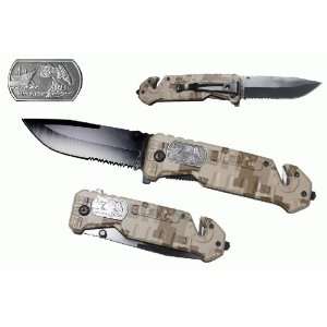  3.5 Falcon Marine Hero Spring Assisted Rescue Knife 
