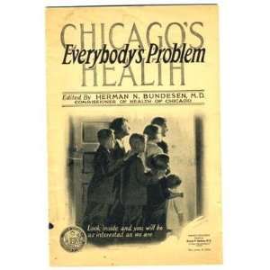   Chicagos Health Everbodys Problem 1924 Syphilis STD 