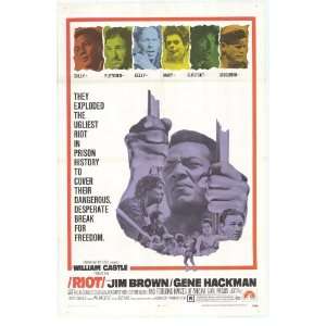Riot Movie Poster (11 x 17 Inches   28cm x 44cm) (1969) Style A  (Gene 