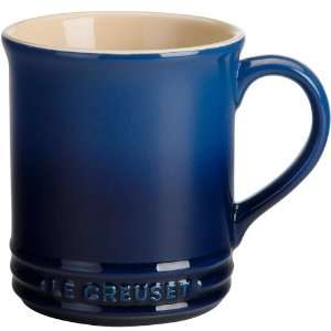 Le Creuset Cobalt Stoneware 12 Ounce Mug, Set of 4