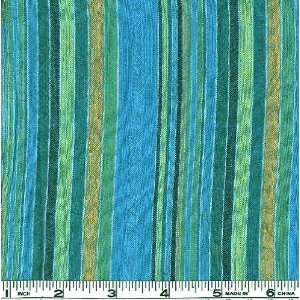  58 Wide Cotton Seersucker Stripe Caribbean Fabric By The 