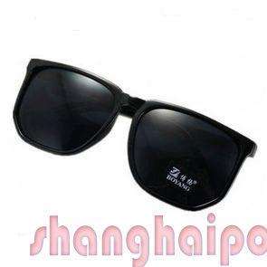 Big Black Retro Sunglasses Dark Shades Fashion Wayfarer  