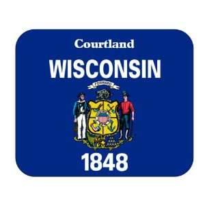  US State Flag   Courtland, Wisconsin (WI) Mouse Pad 