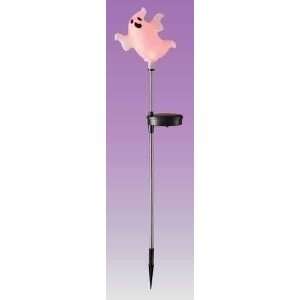  Pack of 4 Solar Lighted Halloween Ghost Lawn Stake Yard Art 