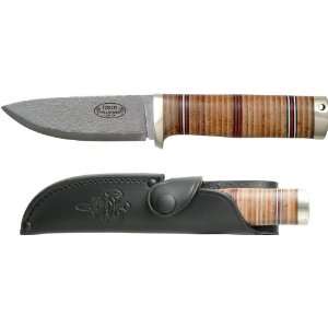 Fallkniven Northern Light NL5 Idun, Cowry X 4 Damascus Blade, Leather 