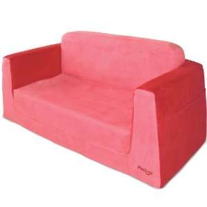  Cozy Sofa with Fold Out Sleeper, Red