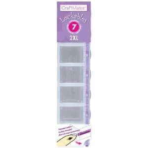  Craft Mates Lockables Caddy 2XL 7 Compartment (Pack of 3 