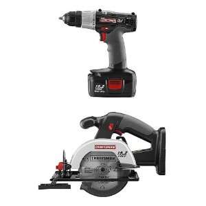  Craftsman 30390 NI CD Drill and Circular Saw Starter Kit 