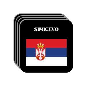  Serbia   SIMICEVO Set of 4 Mini Mousepad Coasters 