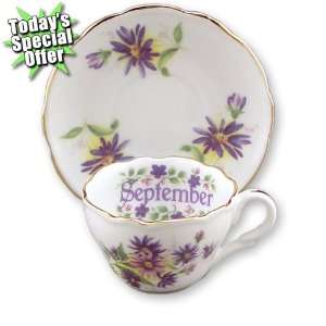  Reutter Porcelain September Flower of the Month Mini Cup 