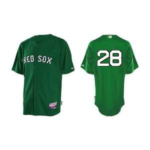 Boston Red Sox #28 Adrian Gonzalez Green 2011 MLB Authentic Jerseys 