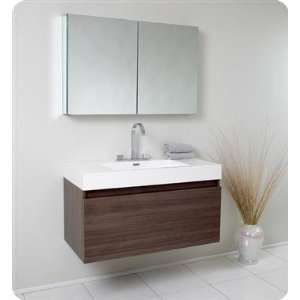   FVN8010GO Modern Bathroom Vanity w/ Medicine Cabinet