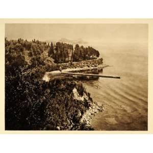  1928 Kardaki Corfu Greek Island Kerkyra Photogravure 