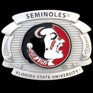    College Oversized Belt Buckle   FSU Seminoles 