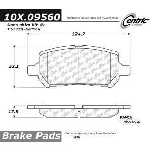   105.09560 105 Series Posi Quiet Semi Metallic Brake Pad Automotive