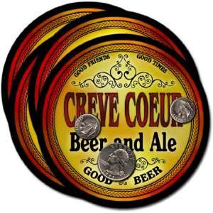  Creve Coeur, MO Beer & Ale Coasters   4pk 
